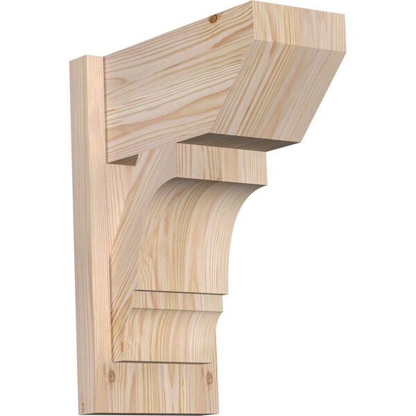 Ekena Millwork Balboa Slat Smooth Outlooker, Douglas Fir, 7 1/2"W x 14"D x 18"H OUT08X14X18BOA06SDF - main